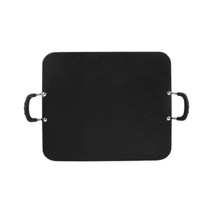 Royalford RF7462 Flat Square Tawa 15x13 Inch | Non-Stick Aluminium Cooking Tawa | Heat Resistant Bakelite Handles for Gas, Electric, Ceramic & Halogen Cooktops Use