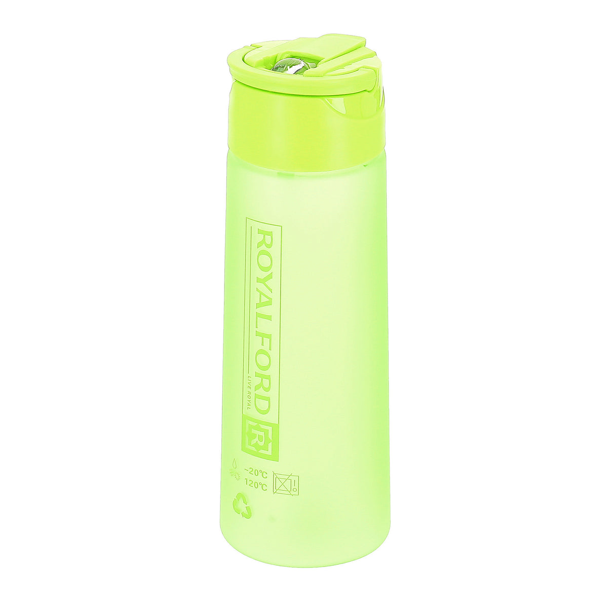 Royalford RF7579GR 500ml BPA-Free Water Bottle | Lightweight Leak-Proof Polymer Drinking Bottle with Carry Handle |Perfect  for School, Office and Daily Hydration Use