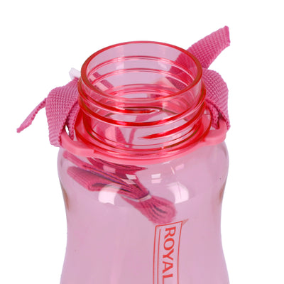 Royalford RF7581PN 500ml Water Bottle | BPA-Free | Lightweight Polymer Leak-Proof Drinking Bottle with Carry Strap for School, Gym, Travel, Kids & Daily Hydration