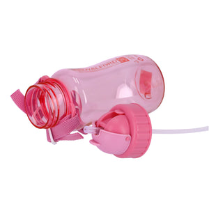 Royalford RF7581PN 500ml Water Bottle | BPA-Free | Lightweight Polymer Leak-Proof Drinking Bottle with Carry Strap for School, Gym, Travel, Kids & Daily Hydration