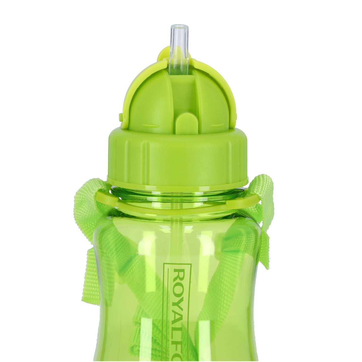 Royalford RF7581 500ml BPA-Free Water Bottle | Lightweight Leak-Proof Polymer Drinking Bottle with Carry Strap for School, Travel and Kids  Daily Hydration Use