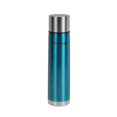Royalford RF7665 1000ml Vacuum Bottle | Double Wall Stainless Steel Hot & Cold Insulated Flask for Travel, Office & Outdoor Use | Leak-Proof Lid and Durable Design