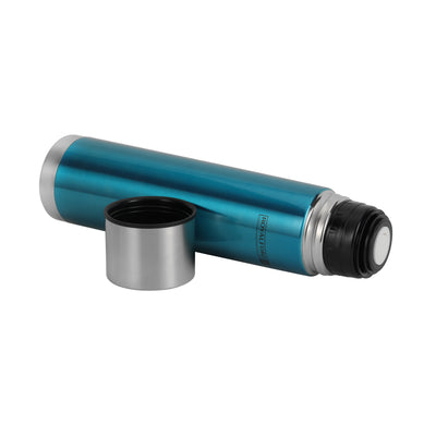 Royalford RF7665 1000ml Vacuum Bottle | Double Wall Stainless Steel Hot & Cold Insulated Flask for Travel, Office & Outdoor Use | Leak-Proof Lid and Durable Design