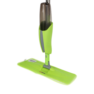 Royalford RF7678 Spray Mop with Refillable Bottle| 100% Microfiber Floor Cleaning Mop| 38cm Wide Flat Mop Head with Built-In Spray System for Home & Office Cleaning