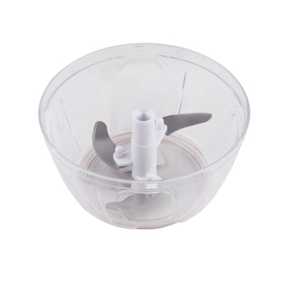Royalford RF7719 Mini Vegetable Chopper | Manual Food Chopper with 3 Extra Sharp Stainless Steel Blades | Compact Design for Fast Easy & Daily Kitchen Food Preparation