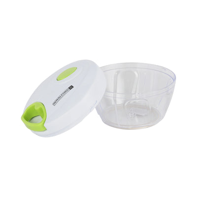 Royalford RF7719 Mini Vegetable Chopper | Manual Food Chopper with 3 Extra Sharp Stainless Steel Blades | Compact Design for Fast Easy & Daily Kitchen Food Preparation