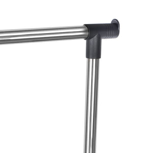 Royalford RF7801 Extendable Garment Rack | Stainless Steel Adjustable Clothes Hanging Stand for Home, Laundry Room, Bedroom & Boutique |Durable Rust Resistant Organizer