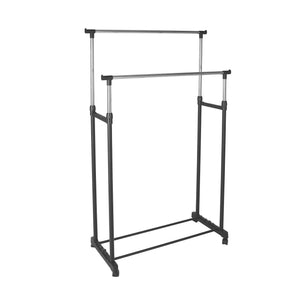 Royalford RF7801 Extendable Garment Rack | Stainless Steel Adjustable Clothes Hanging Stand for Home, Laundry Room, Bedroom & Boutique |Durable Rust Resistant Organizer