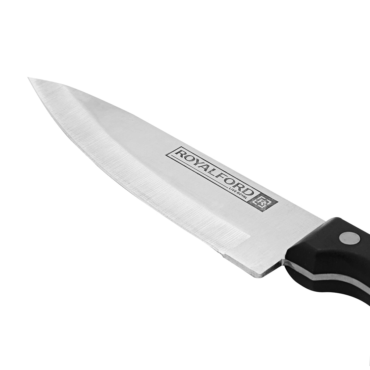 Royalford RF7828 6 Inch Chef Knife | Sharp Stainless Steel Blade | Ergonomic Handle | Well Balanced Design for Chopping, Slicing, Dicing Meat, Vegetables and Fruits