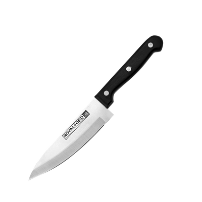 Royalford RF7828 6 Inch Chef Knife | Sharp Stainless Steel Blade | Ergonomic Handle | Well Balanced Design for Chopping, Slicing, Dicing Meat, Vegetables and Fruits