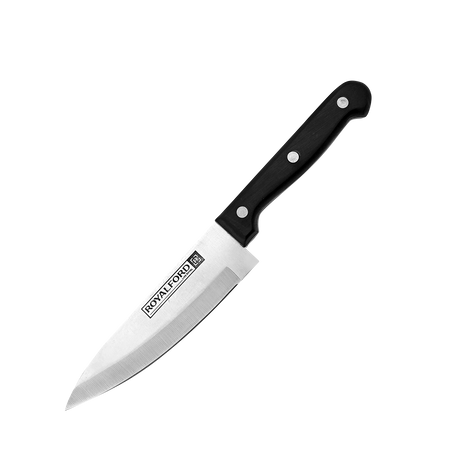 Royalford RF7828 6 Inch Chef Knife | Sharp Stainless Steel Blade | Ergonomic Handle | Well Balanced Design for Chopping, Slicing, Dicing Meat, Vegetables and Fruits