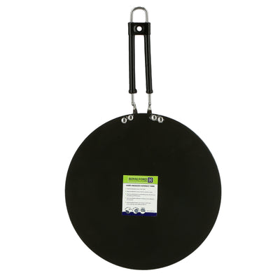 Royalford RF7905 Flat Tawa | Durable Metal Roti Tawa |  Heat Resistant Handle for safe cooking | Suitable for Everyday Cooking | Perfect for Roti, Dosa,  Pancake Etc