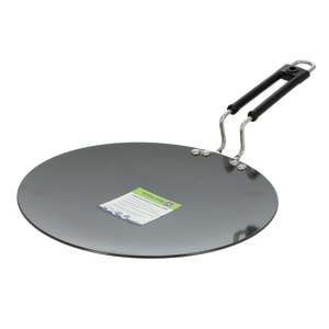 Royalford RF7905 Flat Tawa | Durable Metal Roti Tawa |  Heat Resistant Handle for safe cooking | Suitable for Everyday Cooking | Perfect for Roti, Dosa,  Pancake Etc