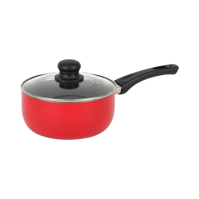 Royalford RF7923N Non-Stick Cookware Set 8 Pcs | Durable Aluminium PFOA-Free Cookware with Glass Lids | Bakelite Handles for Gas, Ceramic, Halogen & Hot Plate Use