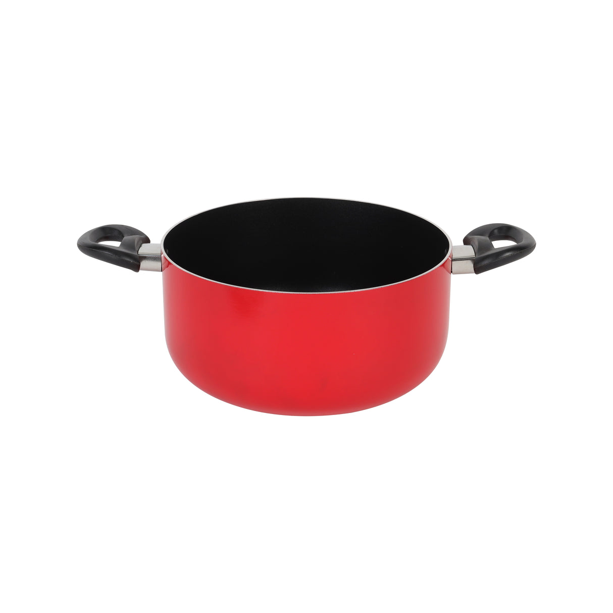 Royalford RF7923N Non-Stick Cookware Set 8 Pcs | Durable Aluminium PFOA-Free Cookware with Glass Lids | Bakelite Handles for Gas, Ceramic, Halogen & Hot Plate Use