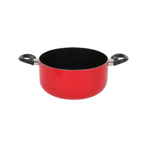 Royalford RF7923N Non-Stick Cookware Set 8 Pcs | Durable Aluminium PFOA-Free Cookware with Glass Lids | Bakelite Handles for Gas, Ceramic, Halogen & Hot Plate Use