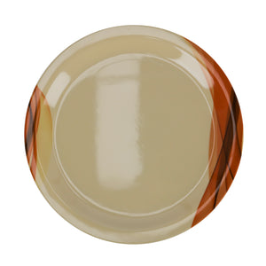 Royalford RF8078 Super Rays Dinner Plate | 11 Inch Heavy Weight FDA Approved Melamine Plate | Durable Food Grade Dinner Plate for Daily Home Dining & Restaurant Use