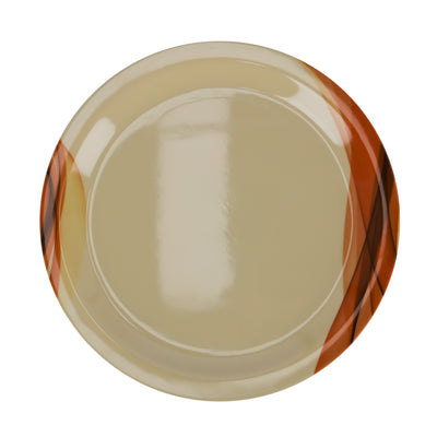 Royalford RF8078 Super Rays Dinner Plate | 11 Inch Heavy Weight FDA Approved Melamine Plate | Durable Food Grade Dinner Plate for Daily Home Dining & Restaurant Use