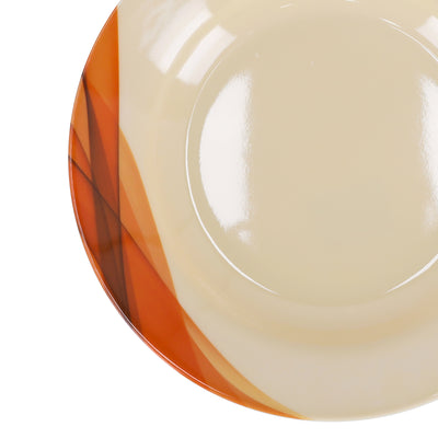 Royalford RF8079 Super Rays Deep Plate | Heavy Weight | FDA Approved Melamine Plate | Durable Food Grade Deep Dinner Plate for Curries, Rice Home Dining & Restaurant Use