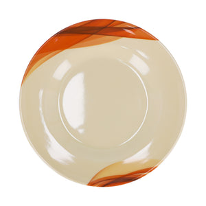 Royalford RF8080 Super Rays Flat Plate | Heavy Weight | FDA Approved Melamine Plate | Durable Food Grade Dinner Plate for Daily Dining Home Kitchen & Restaurant Use