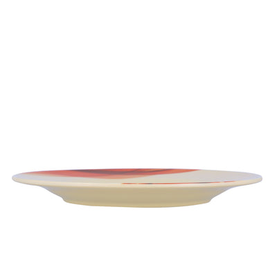 Royalford RF8080 Super Rays Flat Plate | Heavy Weight | FDA Approved Melamine Plate | Durable Food Grade Dinner Plate for Daily Dining Home Kitchen & Restaurant Use