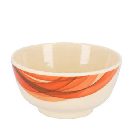 Royalford RF8086 Super Rays Round Bowl | Heavy Weight|  FDA Approved Melamine Bowl | Durable Food Grade Serving Bowl for Snacks, Curries Home Dining & Restaurant Use