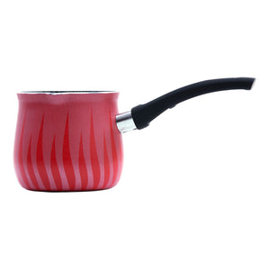 Royalford RF8271 Coffee Warmer |  8.5CM Aluminium Flame Design Milk & Coffee Heating Pot | Durable Lightweight Heat Efficient Mini Warmer for Home  & Office Use