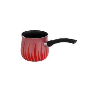 Royalford RF8273 10.5CM Flame Coffee Warmer |  Aluminium Milk & Coffee Heating Pot | Combo Honeycomb Interior | 1.9MM Thick Body & Soft-Touch Heat-Resistant Handle