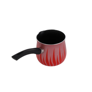 Royalford RF8273 10.5CM Flame Coffee Warmer |  Aluminium Milk & Coffee Heating Pot | Combo Honeycomb Interior | 1.9MM Thick Body & Soft-Touch Heat-Resistant Handle