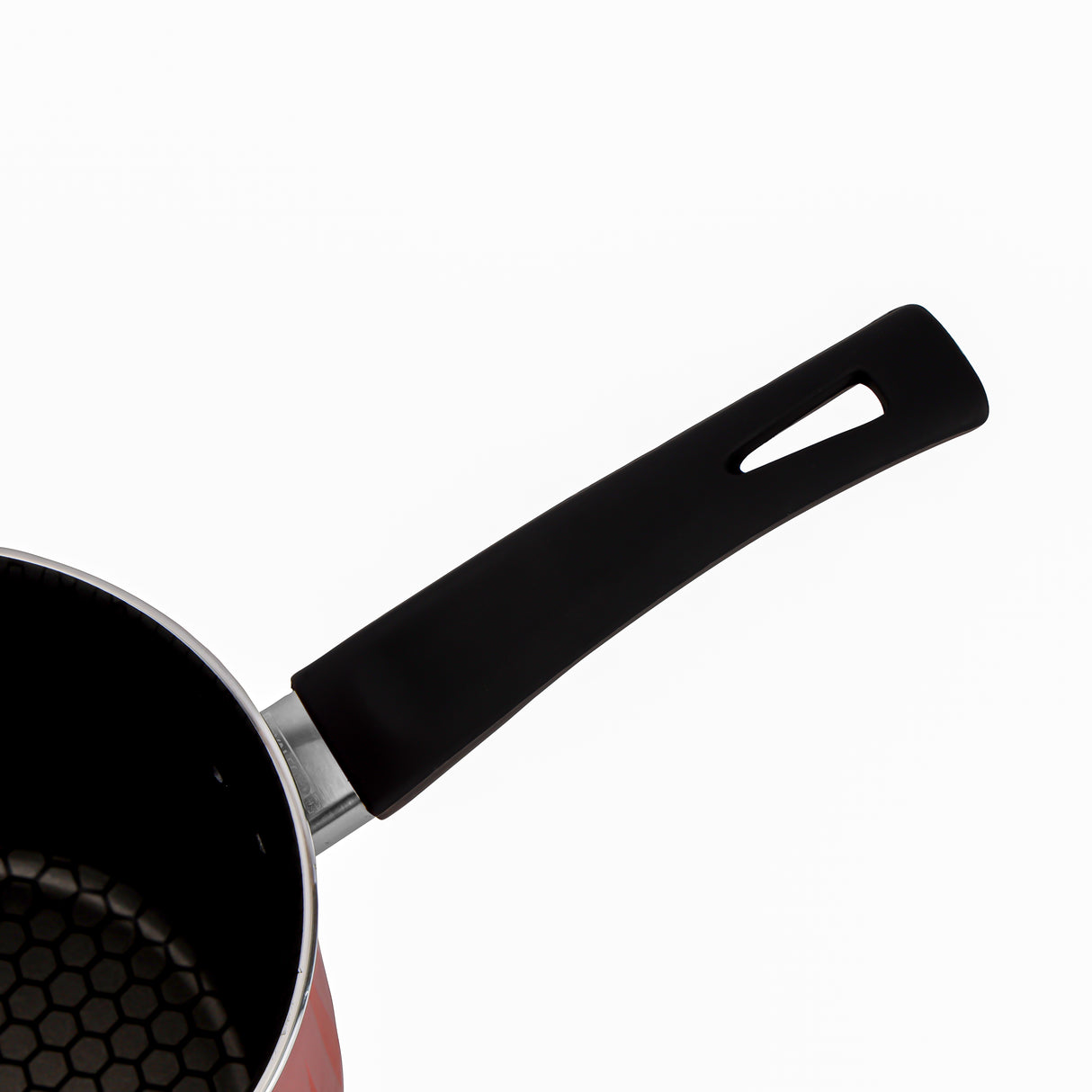 Royalford RF8274 12.5cm Flame Design Coffee Warmer | Strong Aluminium Body Coffee and Milk Heating Pot | Soft Touch Handle | Multi Cooktop Induction Compatible Base