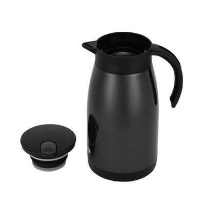Royalford RF8304 Double Wall Coffee Pot |1000ML Stainless Steel Thermal Server | 304 Inner Pot Keeps Beverages Hot or Cool |Ideal for Home, Office, Hotel & Café Serving