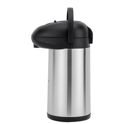 Royalford RF8337 4L Double Wall Vacuum Flask - Keeping Hot/Cold Retention, Pump Action Spill-Proof Pouring Coffee, Hot Water, Tea, Beverage | Ideal for Commercial & Outings