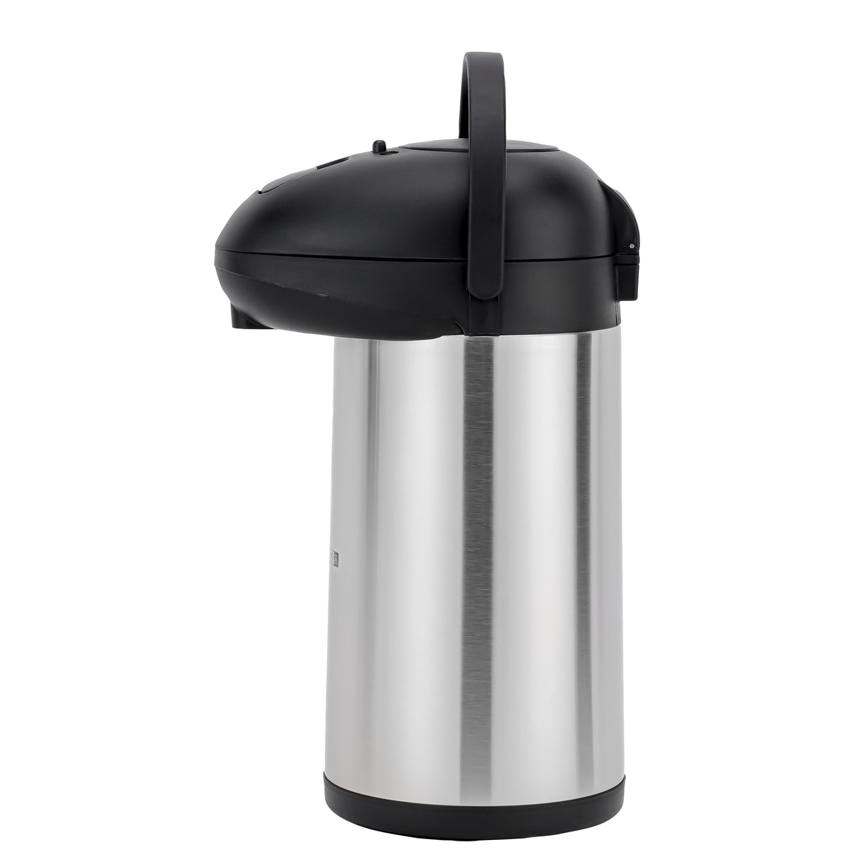 RoyalFord RF8337 4L Double Wall Vacuum Flask | Stainless Steel Pump Action | Airpot Hot and Cold Beverage Dispenser for Catering, Office, Restaurant  & Home Use