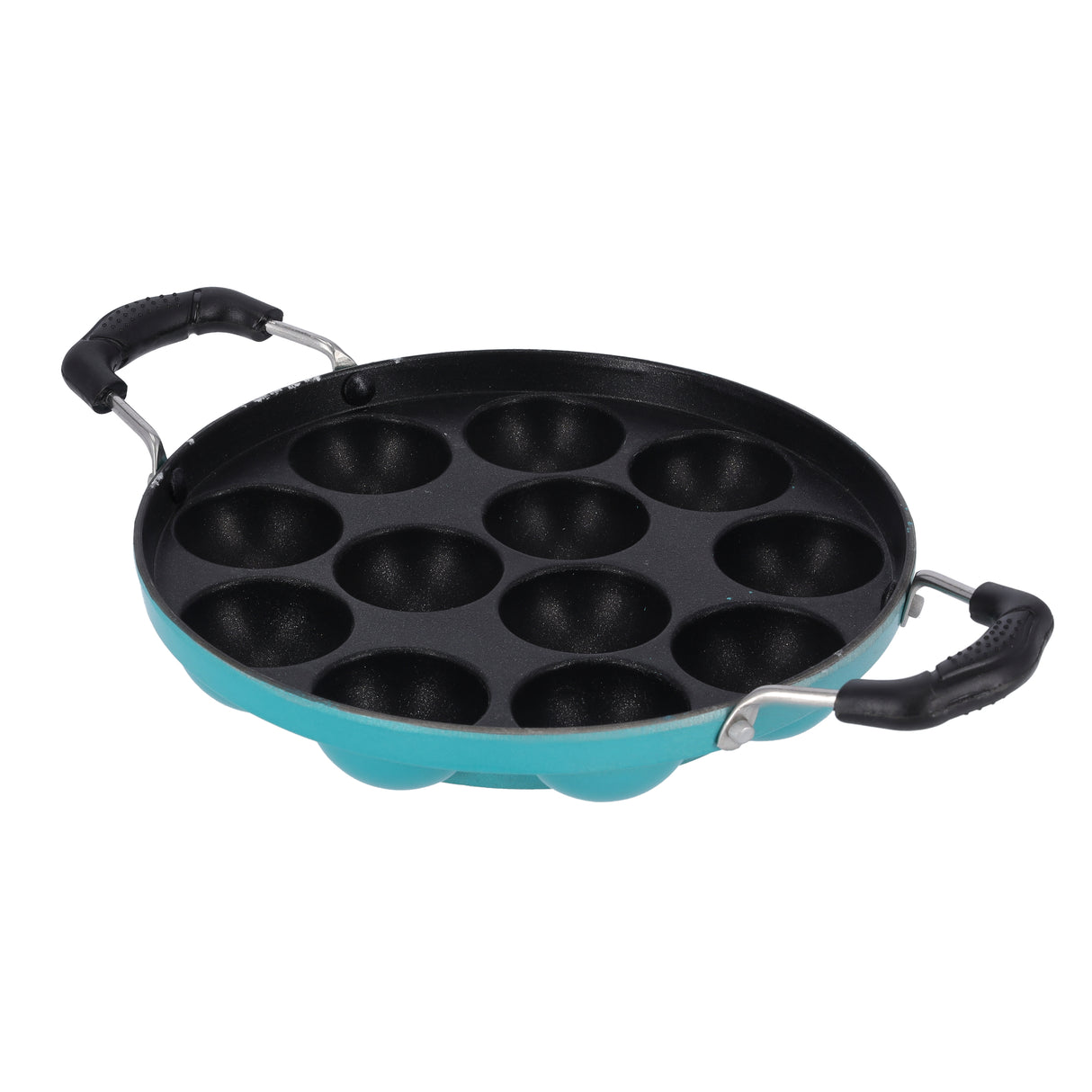3 Layer Coating, Strong Die Cast Body 12 Pits Non-Stick Panniyarakal RF8381 Royalford