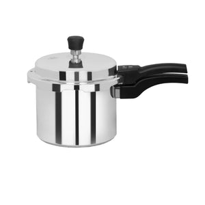 Royalford RF8428  Aluminium Pressure Cooker Combo 5L + 3L |  Non-Induction Base for Gas, Electric, Ceramic & Halogen Cooktops |   Durable Aluminium Construction