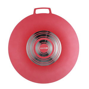 Royalford RF8448 High Performance Flat Tawa 40cm | 3.5mm Thick Non Stick Cookware with 3 Coat Non Stick Layer| PFOA Free | Eco Friendly Design for Roti & Dosa Cooking