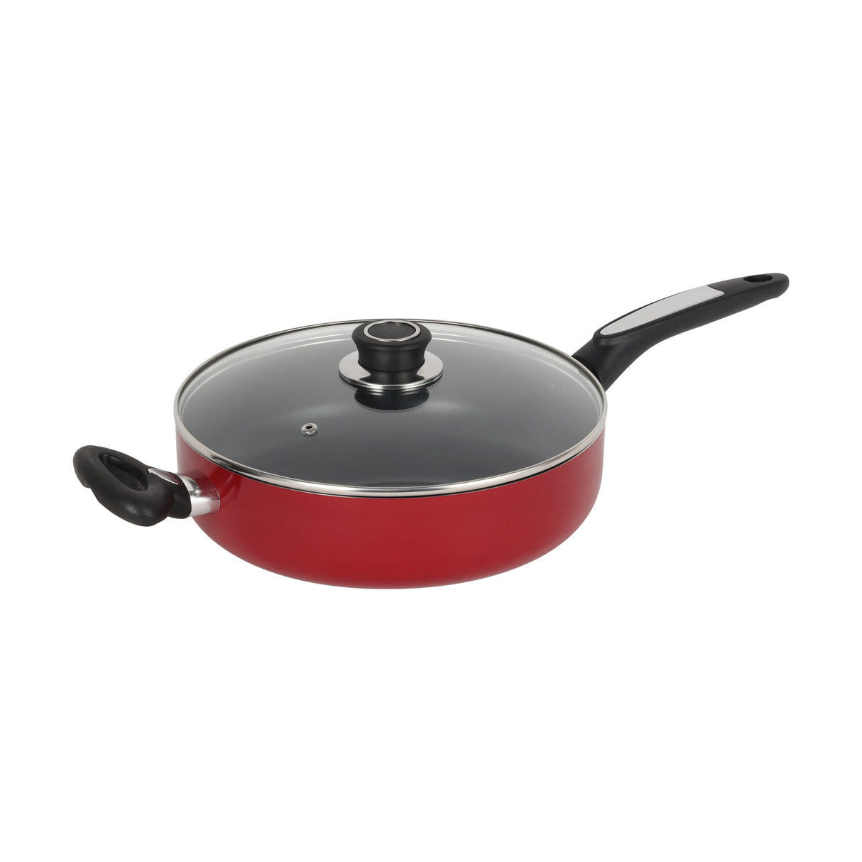 Royalford RF8500 10 Pcs Aluminium Cookware Set | 3 Layer Non Stick Coating | Tempered Glass Lids | Multiple Frypans, Casseroles &  Saucepans for Home and Kitchen Use