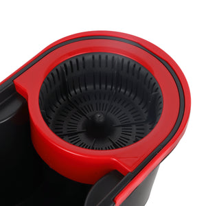 Royalford Elegant Spin Easy Mop | 360° Rotating Microfiber Mop Head| 16L Large Bucket Capacity| Hands-Free Wringing & Splash-Free Cleaning for Professional Home Use