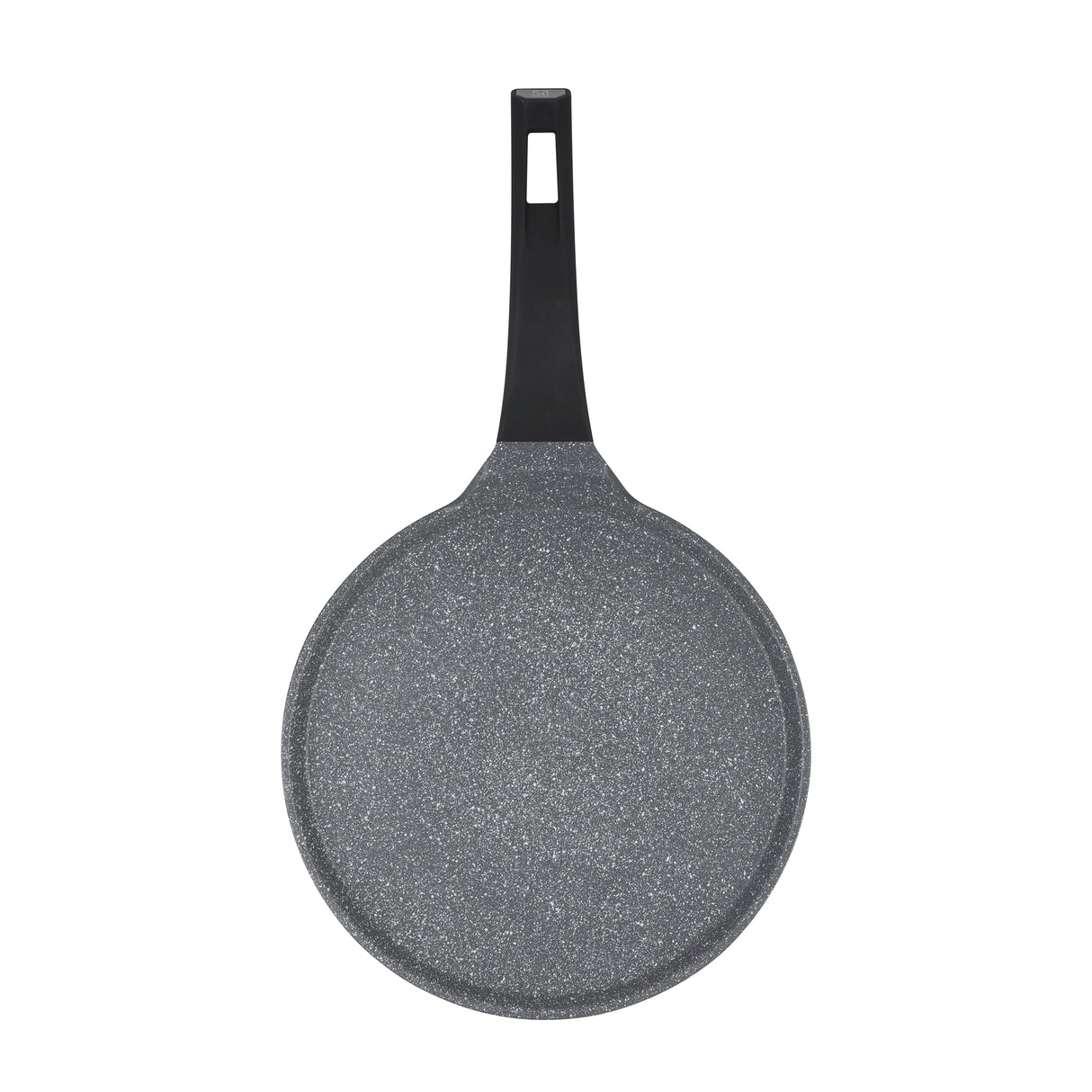 Royalford RF8590 28cm Die Cast Crepe Tawa | Marble Non-Stick Coating | Induction Compatible Aluminium Flat Pan | Soft Touch Bakelite Handle & Even Heat Distribution