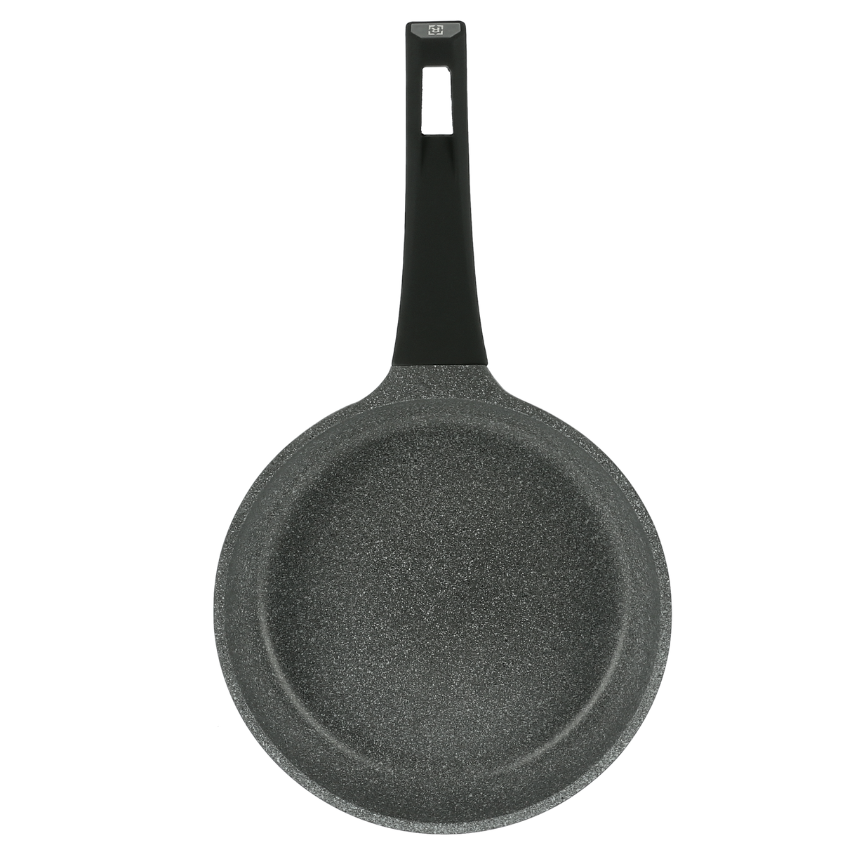 Royalford RF8594 24cm Die Cast Aluminium Fry Pan |  Marble Non-Stick Coating | Induction Compatible Base and Soft Touch Bakelite Handle for Everyday Cooking Use
