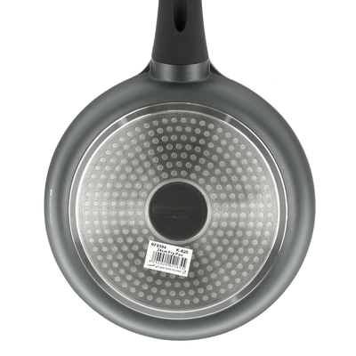 Royalford RF8594 24cm Die Cast Aluminium Fry Pan |  Marble Non-Stick Coating | Induction Compatible Base and Soft Touch Bakelite Handle for Everyday Cooking Use