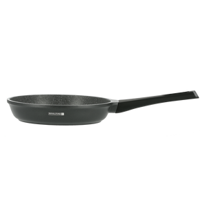 Royalford RF8594 24cm Die Cast Aluminium Fry Pan |  Marble Non-Stick Coating | Induction Compatible Base and Soft Touch Bakelite Handle for Everyday Cooking Use