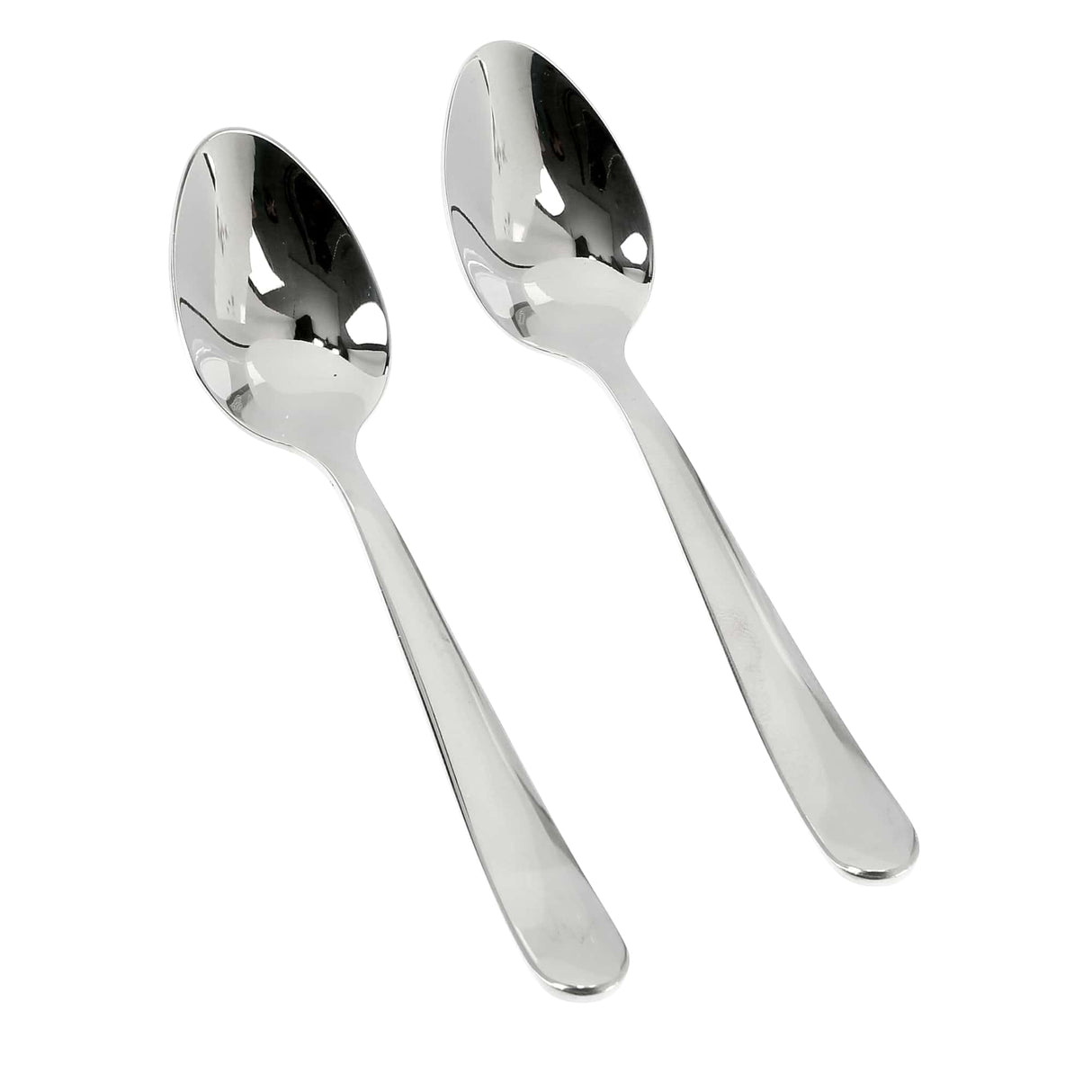 Royalford RF8662 Stainless Steel Coffee Spoon Set of 2 with Mirror Finish | High Grade Rust and  Stain Resistant Ergonomic Cutlery | Perfect for Tea, Coffee & Daily Use