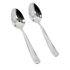 Royalford RF8662 Stainless Steel Coffee Spoon Set of 2 with Mirror Finish | High Grade Rust and  Stain Resistant Ergonomic Cutlery | Perfect for Tea, Coffee & Daily Use