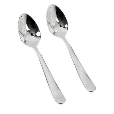 Royalford RF8662 Stainless Steel Coffee Spoon Set of 2 with Mirror Finish | High Grade Rust and  Stain Resistant Ergonomic Cutlery | Perfect for Tea, Coffee & Daily Use