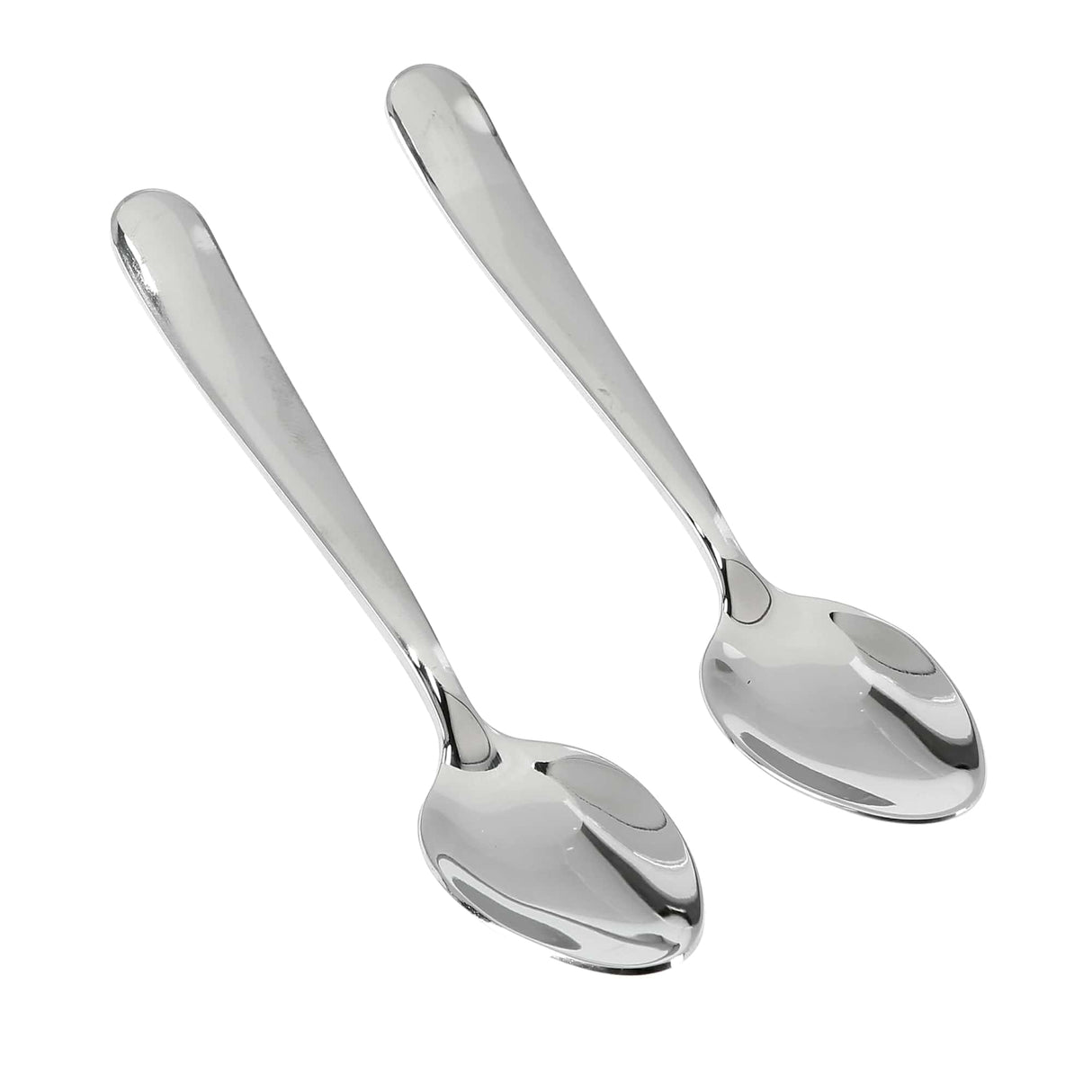 Royalford RF8662 Stainless Steel Coffee Spoon Set of 2 with Mirror Finish | High Grade Rust and  Stain Resistant Ergonomic Cutlery | Perfect for Tea, Coffee & Daily Use