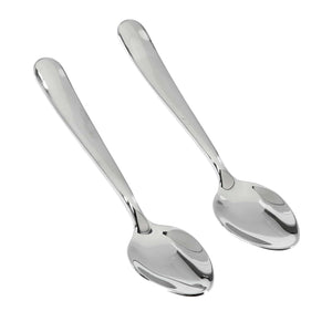 Royalford RF8662 Stainless Steel Coffee Spoon Set of 2 with Mirror Finish | High Grade Rust and  Stain Resistant Ergonomic Cutlery | Perfect for Tea, Coffee & Daily Use