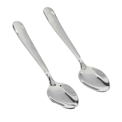 Royalford RF8662 Stainless Steel Coffee Spoon Set of 2 with Mirror Finish | High Grade Rust and  Stain Resistant Ergonomic Cutlery | Perfect for Tea, Coffee & Daily Use