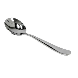 Royalford RF8666 Stainless Steel Soup Spoon Set | 2 Pcs with Mirror Finish| Dishwasher Safe| Ergonomic Handle Design for Home, Hotel, Restaurant, Café & Daily Table Use