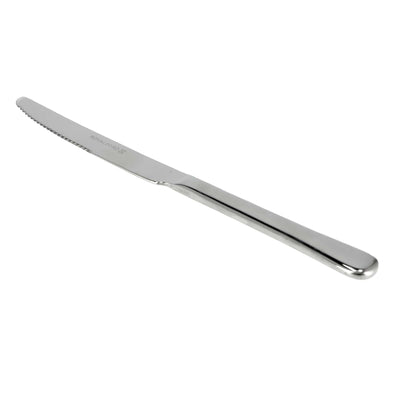Royalford RF8672 Stainless Steel Dinner Knife Set | 2 Pcs Mirror Finish Dishwasher Safe Table Knives | High Grade Steel Ergonomic Design | Durable Stain Resistant Cutlery